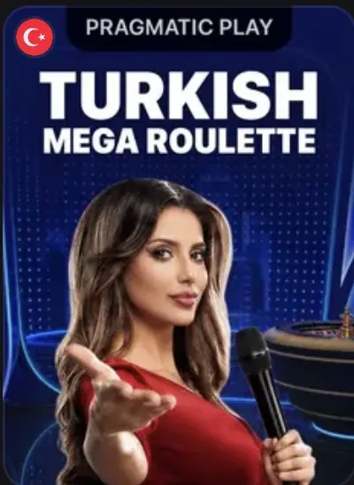 Tarafbet Turkish Mega Roulette Pragmatic Play oyun görseli